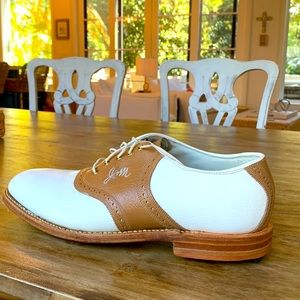 Johnston & Murphy size 10 1/2 golf shoes.